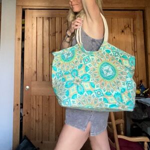 Helen Jon new beach tote paisley